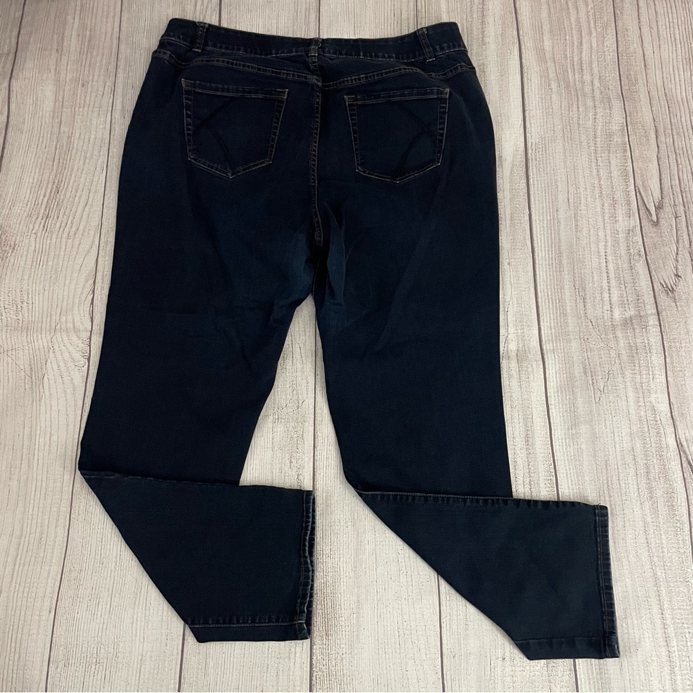 LANE BRYANT Women’s High Rise Straight Leg Jeans Tighter Tummy Fit Sz 22 Regular - Picture 12 of 12